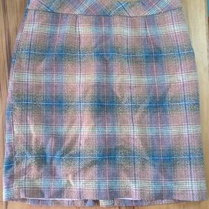 Plaid Multicolor Women's Skirt
